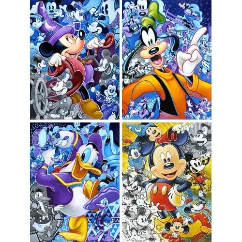 Diamond Painting Fantasy Magic Disney Mickey Cartoon 5D DIY Full Square Round Embroidery Mosaic Set Cross Stitch Home Decor Art