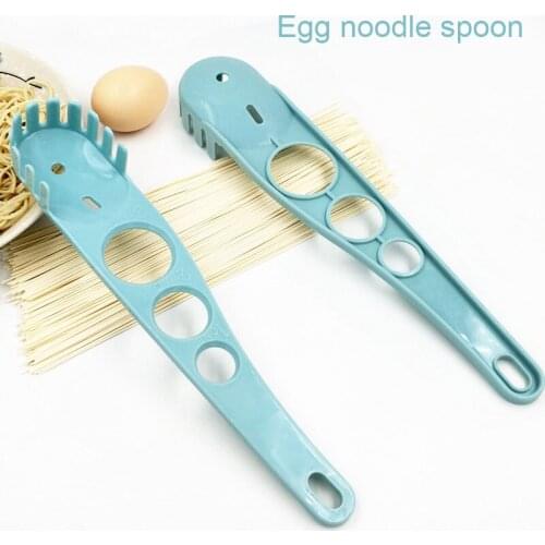 Spaghetti Server Non-Stick Pasta Fork Slotted Spoon Food Strainer with Spaghetti Measure Tool Strainer Ladle for Kitchen