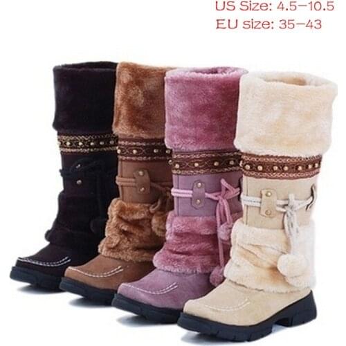 Женские зимние сапоги DAFENP China At AliExpress