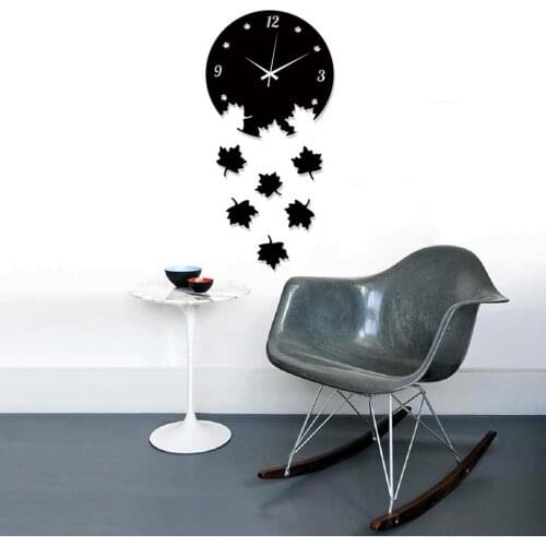 Dekor Duvar Saati, Ev dekoru, Duvar Hediye Modern Tasarım, 3 mm Ahşap