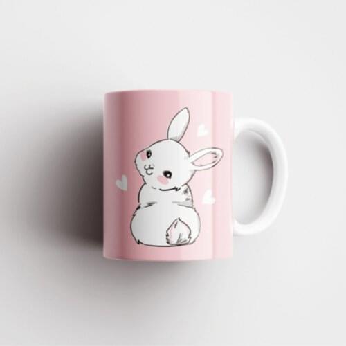 Desing Mug - Sweet Rabbit - Coffee & Tea Mug | For Gift I Kitchen & Home Decor | Ceramic Mug | Print Mug