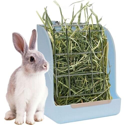 Rabbit Grass Frame Pet Spring Grass Frame Guinea Pig Rabbit Food Grass Basket Rabbit Pig Hay Feeder Pet Feeding Rack Manager