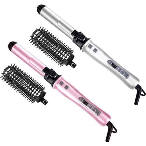 Multi-function Ceramic Hair Curler LCD Display Big Wave Curling Automatic Iron Curl Dual-use Wet And Dry Hair Curlers Perm Irons