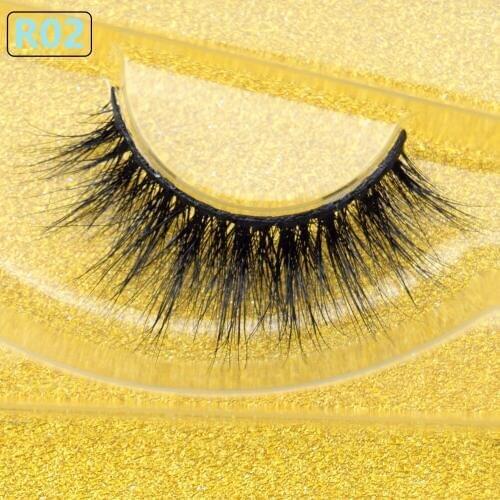 Visofree Mink Eyelashes Natural Long False Eyelashes Cruelty Free 3D Mink Lashes Makeup Eyelash Extension Handmade Lashes