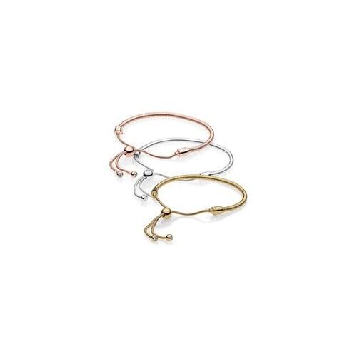 New Sterling Adjustable Bracelet Rose Gold Instant Glitter Accessories For Women
