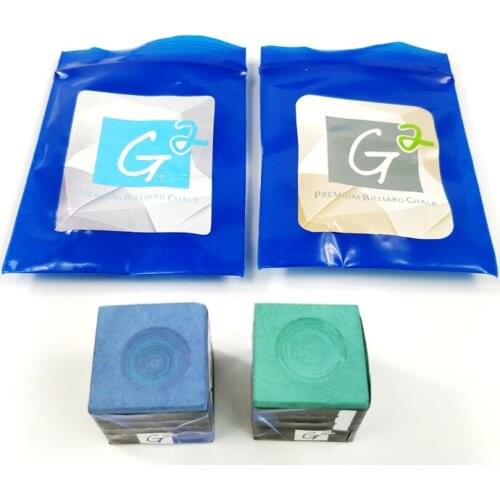 Original G2 Blue/green Color Professional Billiards Pool chalks high quality snooker chalks Billiard accessories