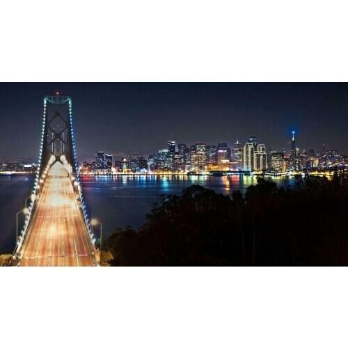San Francisco Golden Gate Bridge Scene Giant Art print Silk poster Home Wall Decor