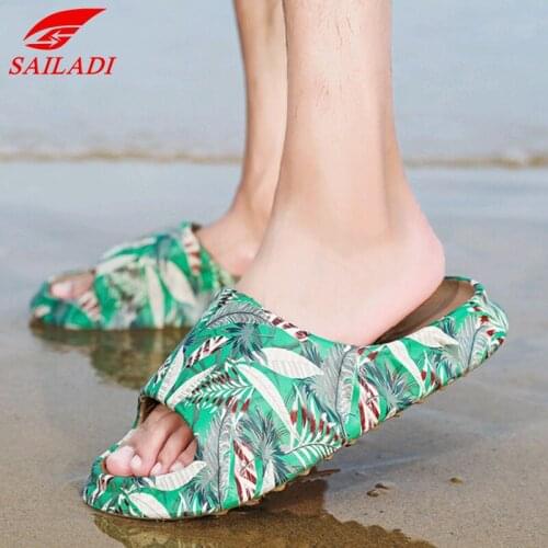 Sailadi Sandals Shoes Men Summer Casual Fashion Comfortable Breathable indoor Outdoor Walking Beach Slippers S9017-16