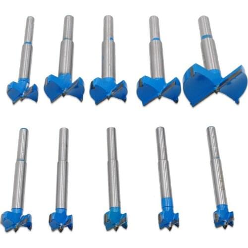 1pcs 15-35mm Hole Drill Woodworking For Wood Desktop Hinges Door Lock Hex/Round Shank Depth Drilling Bit Power Tool Accessories
