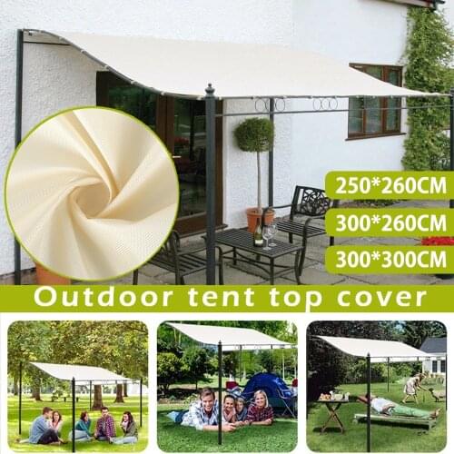 Outdoor High Density Sunshade Sail Tearproof Waterproof UV Protection Canopy Sun Shelter Durable Portable Beach Camping Awning