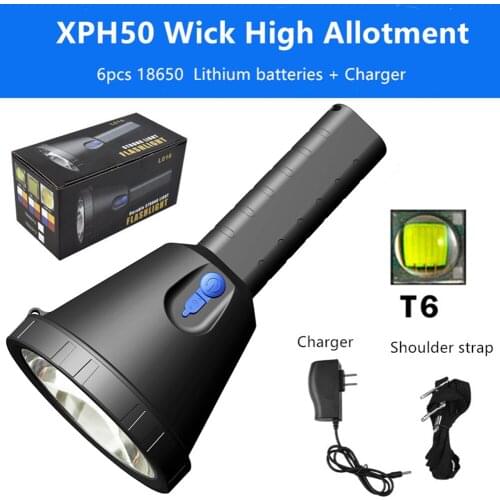 High powerful led Flashlight 1000LM Ultra Bright Long Distance Rechargeable Tactical flashlight torch Light 3 Modes for Camping