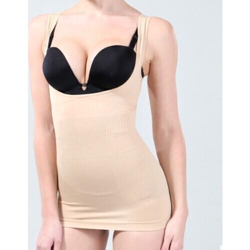 Womens Underbust Corset Waist Trainer Cincher Body Shaper Firm Control Slimming Vest Tummy Control Shapewear Tops Plus Size