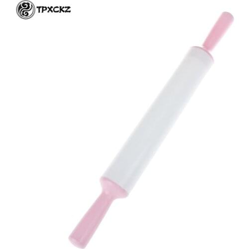 1PCS 36cm Plastic Cake Roller Non-stick Fondant Cake Rolling Pin Crafts Dough Cake Baking Cooking Roller Tool