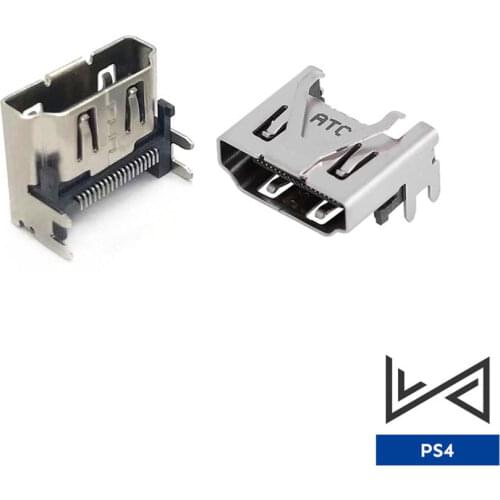 5 Pcs Replacement For PS4 Slim Console HDMI-compatible Port For PS4 Pro Connector Jack Socket Interface