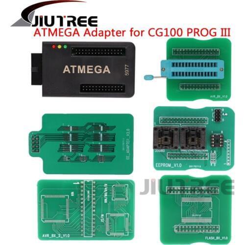 JIUTREE ATMEGA Adapter for CG100 PROG III Airbag Restore Devices with 35080 EEPROM and 8pin Chip