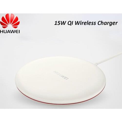 Huawei Wireless Charger Original CP60 Qi 15W Max Fast Charger Pad EU/US/UK Plug Type C Cable For Huawei P30 Pro Iphone 11 8 X XS