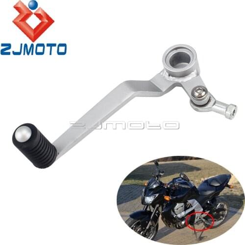 For Kawasaki Z1000 Z750 Motorbike Silver Gear Shift Lever Motorcycle Accessories Shifter Pedal Z 1000 Z 750 2003-2010 2011 2012