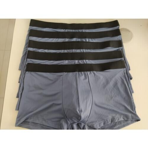 Mens Underwear Ice Knife Deer Feet Solid Color Fresh Soft Comfortable Underwear