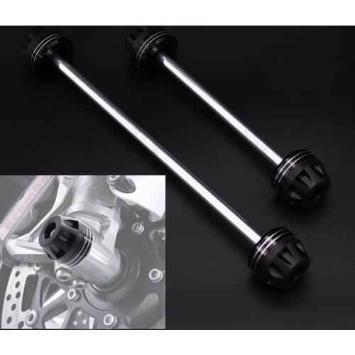 For Suzuki GSXR600 GSXR750 GSX-R 600/750 2004-2005 Motorcycle Aluminum Front & Rear Axle Fork Crash Sliders Wheel Protector