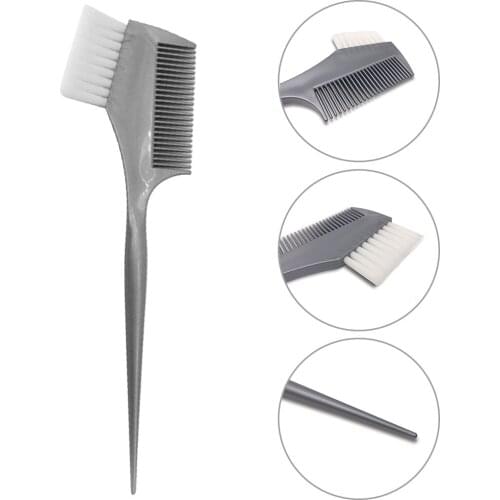 Double-sided Hair Dye Coloring Brush Comb Barber Salon Tint Hairdressing Tools Easy Use Practical Hair Styling Tools