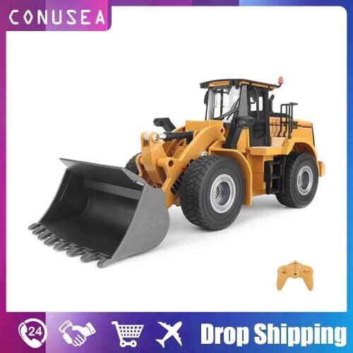 1/16 RC Truck Tractor Toy Caterpillar RC Engineering Car Model Toys for Children Boys Kid Birthday Gift Dumper Bulldozer Tractor