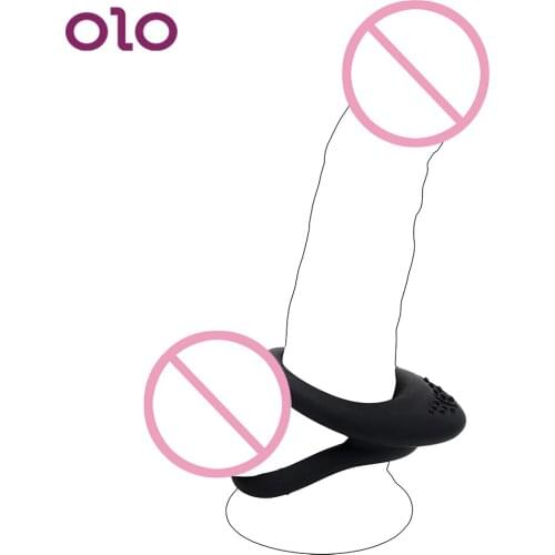 OLO Delay Ejaculation Cock Rings Sex Toys For Men Penis Rings Scrotal Binding Male Masturbator