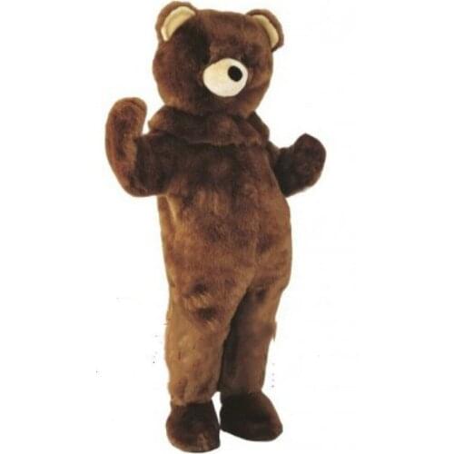 Brown Bear Mascot Costume Suits Cosplay Party Game Fancy Dress Outfits Advertising Promotion Carnival Halloween Fursuit Parade