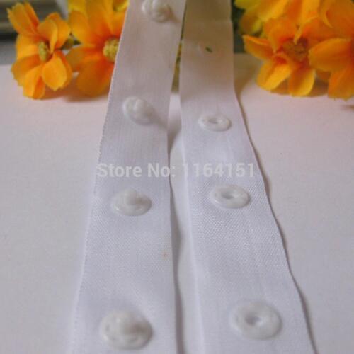 2 yards/lot snaps tape buttons White Sewing Baby Button for crafts and scrapbooking acessorios para artesanato 36mm*36mm