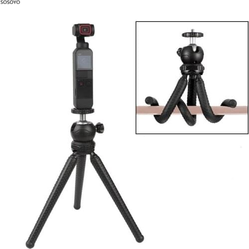 Multi-functional Octopus Flexible Tripod Portable Handheld Phone Clip For DJI Osmo pocket 1 pocket 2 Gopro Camera Accessories