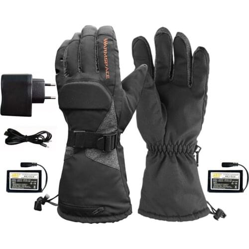 Motorcycle Heated Gloves 3.7V/3600mAh Lithium Battery Waterproof Warm Keeping Thermal Gloves For Outdoor Sports Skiing Riding