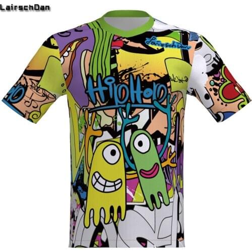 LairschDan Men Motocross Short Sleeve Cycle Shirt Camiseta Enduro Manga Corta Summer New Offroad Bike Downhill Quick-Dry Clothes