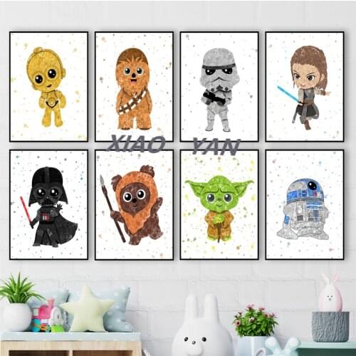 Disney Star Wars Diamond Painting 5D DIY Full Diamond Embroidery Cross Stitch Kits Childrens Family Room Decoration