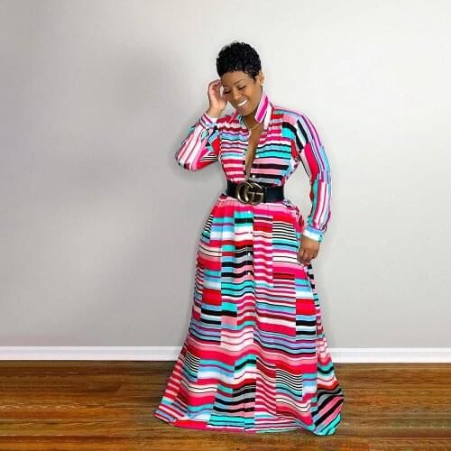 2021 New Arrival Fashion Design Dress Plaid Turtleneck Long Sleeve Autumn Sexy Maxi Dress Vestidos