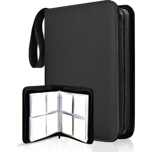 PPYY-400 Pocket Card Holder Carrying Case Compatible Trading Card Binder, Suitable for Baseball Card Holder, Sports Card