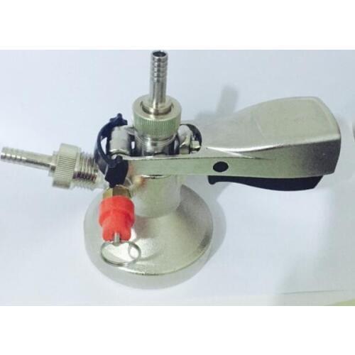 G Type pressure blowing beer dispenser valve, Beer dispenser brass valve stainless steel handle, Hotel Kegerator Tap homebrew