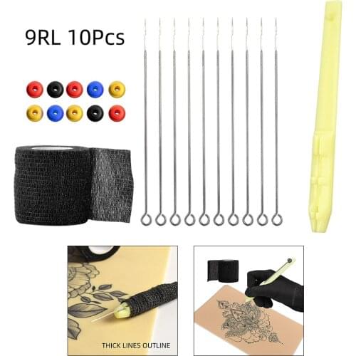 Hand Poke Stick Tattoo Kit Tattoo Poke Pen Bandage DIY Tattoo Supply Kit