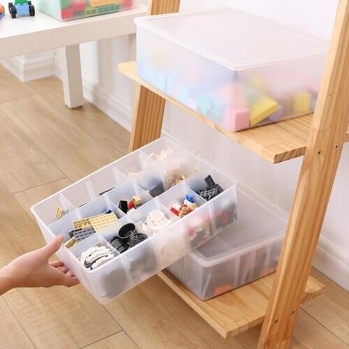 26 Grid Removable Storage Box In A Covered Storage Box King Tights Toy For Lego Plastic Storage Box