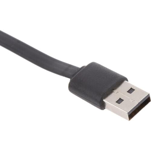 Replacement USB Power Charging Cable Cord + Black Rubber Watch Strap Wrist Band Belt For Mi Band 2 Smart Bracelet