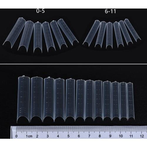 TP 240pcs Clear Nail Tips French Salon Acrylic Nail Art False Nail Tips For Manicure For Salon Tips Building Gel Mold Tips