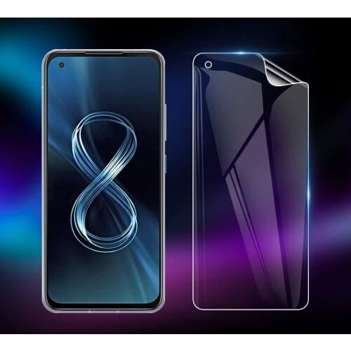 Front Full Coverage Clear Soft TPU Film Screen Protector For Asus Zenfone 8 8z 7 Pro Zenfone8 Flip ZS590KS ZS672KS ( Not Glass )