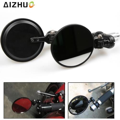 7/8'' 22MM Motorcycle Handle Grips Bar End Mirrors for YAMAHA XJ6N XJR1300 XSR900 XSR700 XV950 XT660Z SR400 YBR125 GSR600 700