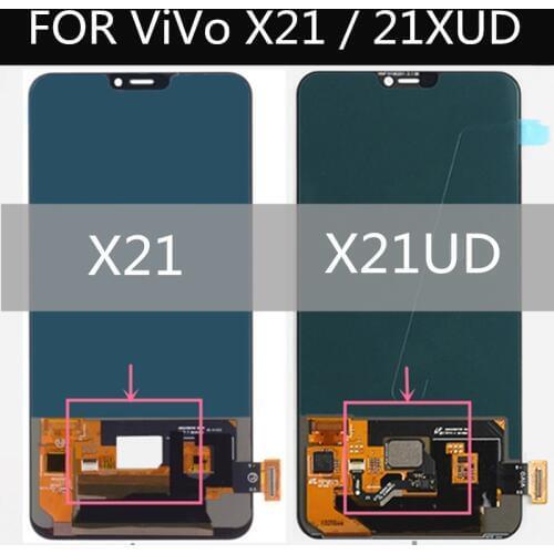 For vivo X21 X21A X21UD X21UDA LCD Display +Touch Screen Digitizer Glass Lens Assembly Replacement