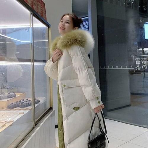 Winter Hooded Parkas Casual Cotton Jacket Women 2021New Fashion Mid-length Coat Thick Warm Overcoats Outwear Female Loose Parkas