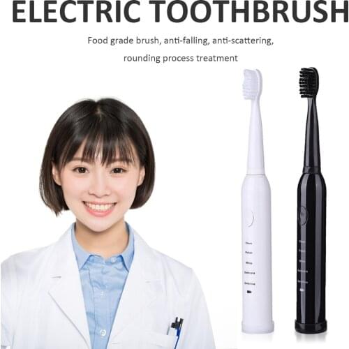Ultrasonic Sonic Electric Toothbrush USB Rechargeable Tooth Brushes Washable Electronic Whitening Teeth Brush 5 Modes