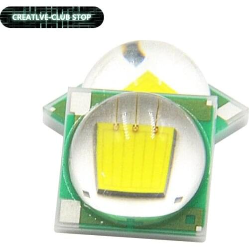 100pcs 1-3W 3.5x3.5mm LED SMD COB Lamp bead 10000K Flashlight light LED diode Chip light Cold White Car Lights DIY