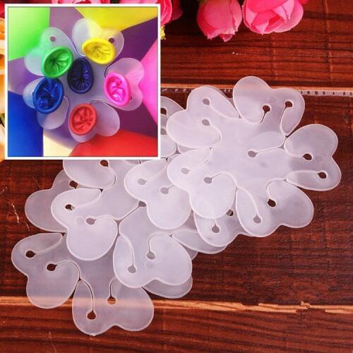 20pcs/lot new balloon seal clip Observing double plum balloon modeling clip Balloon Accessories