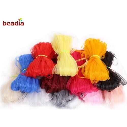20Yards/lot 3mm Organza Ribbon For Wedding Decoration Bow Craft Webbing Gift Wrap DIY Handmade Material Decorative