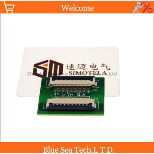 26 Pin 0.5mm FPC/FFC PCB connector socket adapter board,26P flat cable extend for LCD screen interface