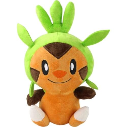 30cm Pokemon Chespin Cartoon Plush Toy Dolls Anime Pokemon Figure Model Stuffed Doll Toys Creative Soft Pillow Kids Gifts