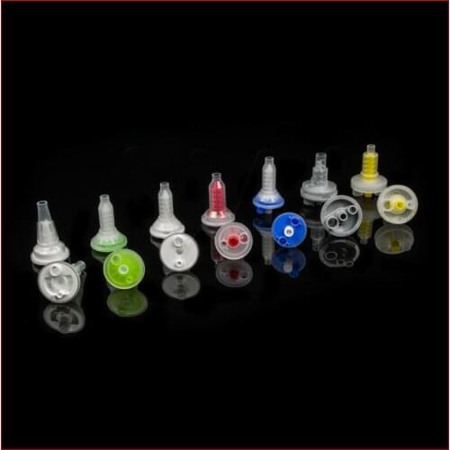 50 Pcs Dental Oral 3M Gold Mark Silicon Rubber impression material machine Dynamic mixer head